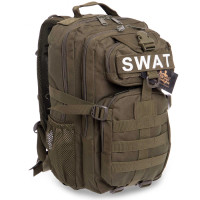 Рюкзак тактичний штурмовий Silver Knight SWAT-3P розмір 40x23x18см 16л Олива