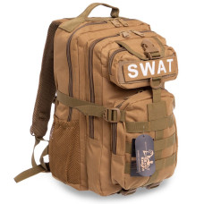 Рюкзак тактичний штурмовий Silver Knight SWAT-3P розмір 40x23x18см 16л Койот