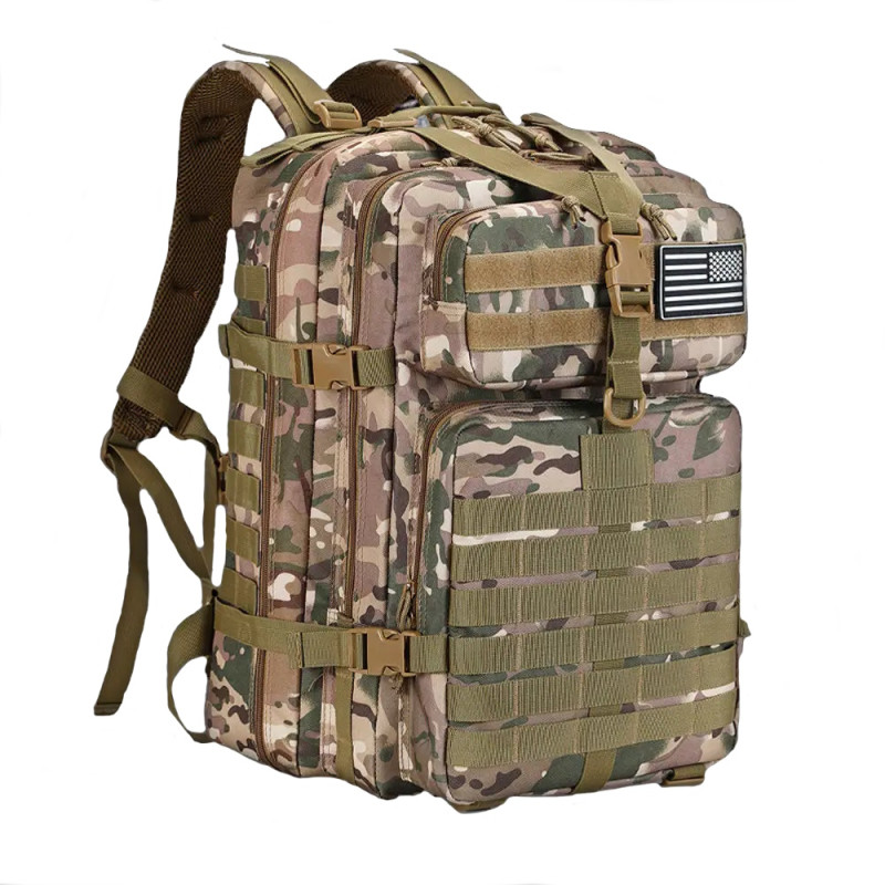 Рюкзак тактичний Silver Knight ZD11 розмір 47x28x25см 35л Мультикам