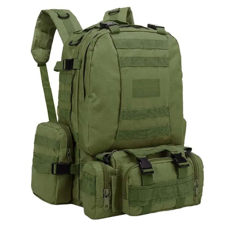 Рюкзак тактичний триденний штурмовий Silver Knight TY-213 розмір 50х34х15см 40+10л  Олива
