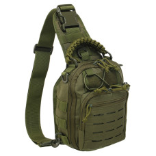 Сумка тактична Silver Knight 8025 Paracord II розмір 25x10x19см 5л Олива